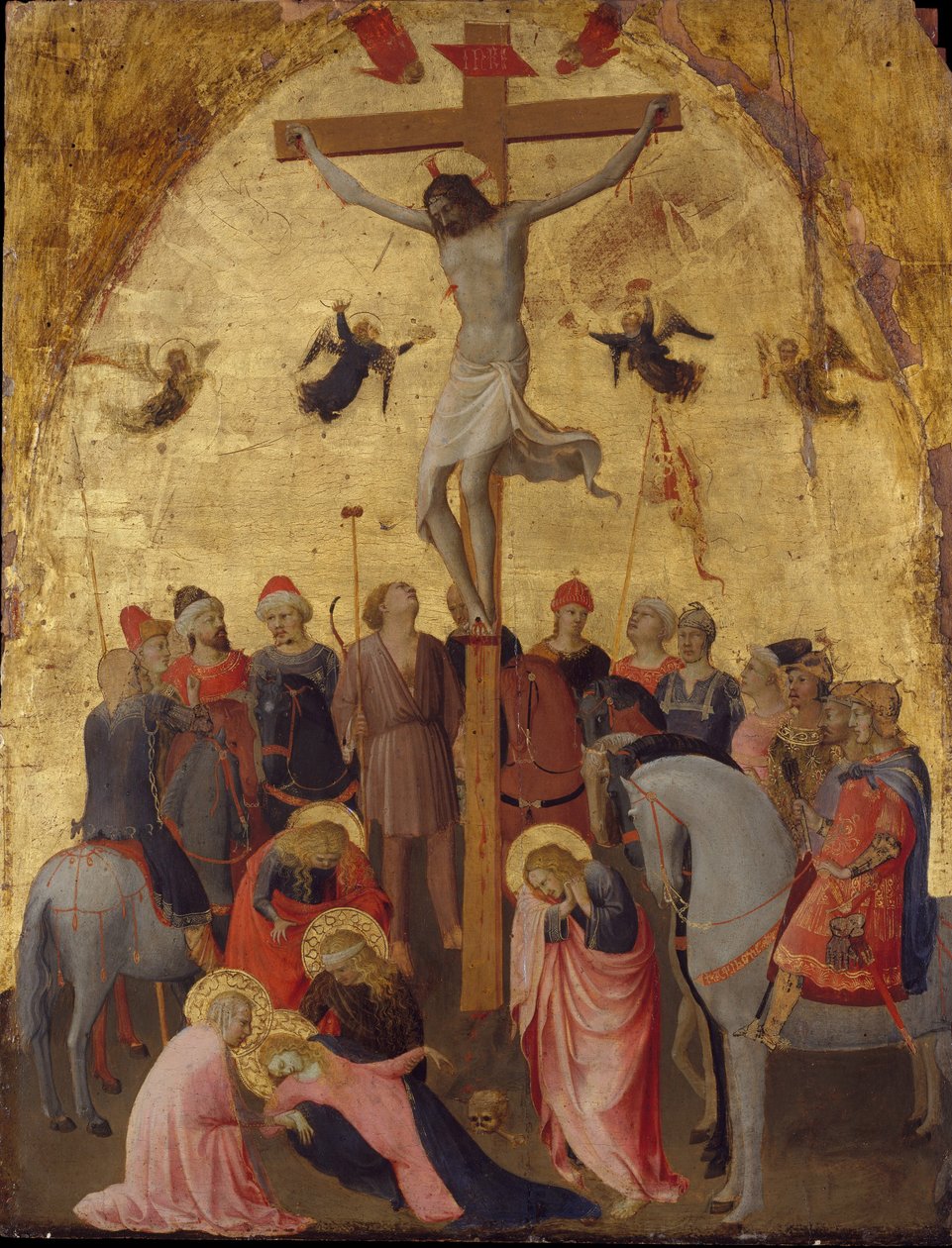 The Crucifixion, ca. 1420-23 (tempera på tre) av Fra Angelico