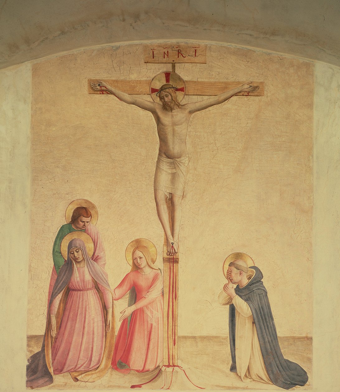 Crucifixion, ca. 1438-45 (fresco) av Fra  Angelico