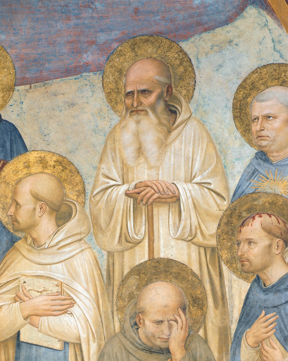 Korsfestelse med hellige av Fra (c.1387 1455) Angelico