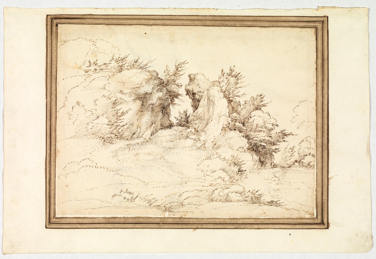 Sti mellom steiner av Fra Bartolomeo