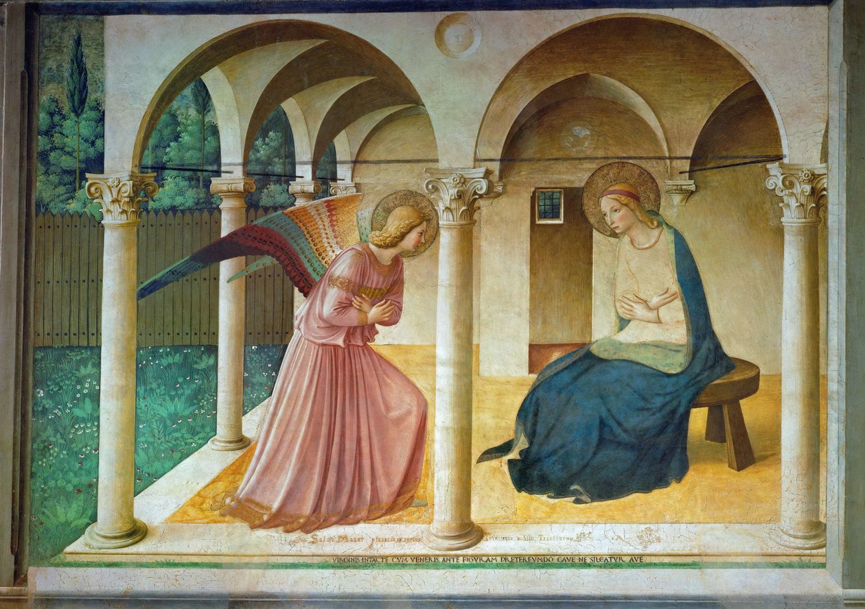 Kunngjøringen. av Fra Giovanni Angelico da Fiesole