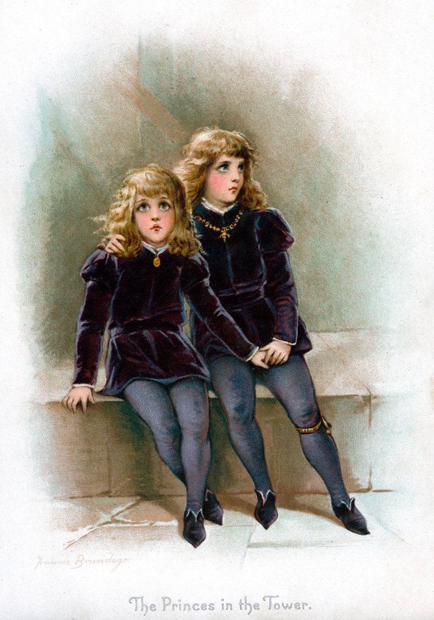 Prinsene i tårnet, 1897. av Frances Brundage