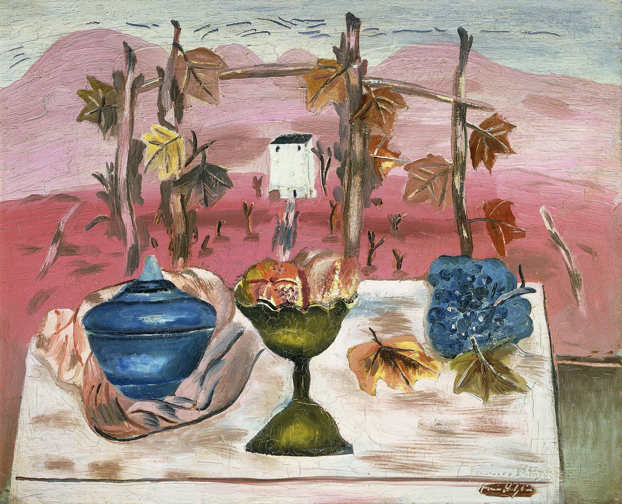 Kveld, ca. 1923 (olje på lerret) av Frances Hodgkins