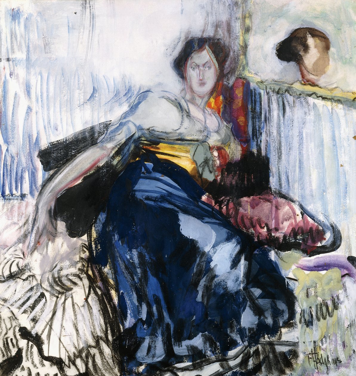 Liggende kvinne av Frances Hodgkins