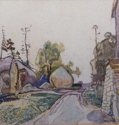 Rickyard av Frances Hodgkins