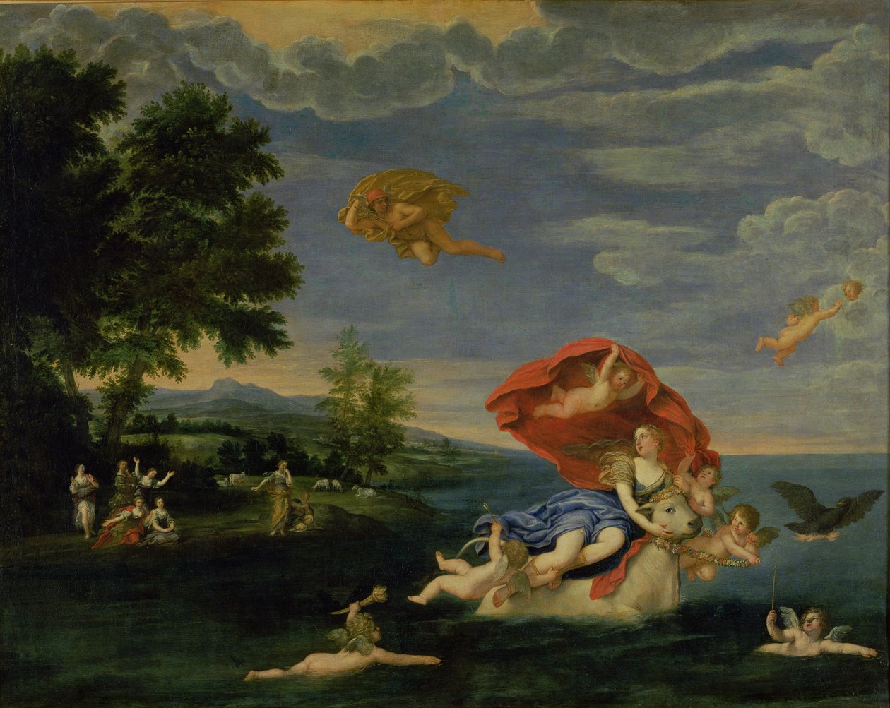 Voldtekten av Europa av Francesco Albani