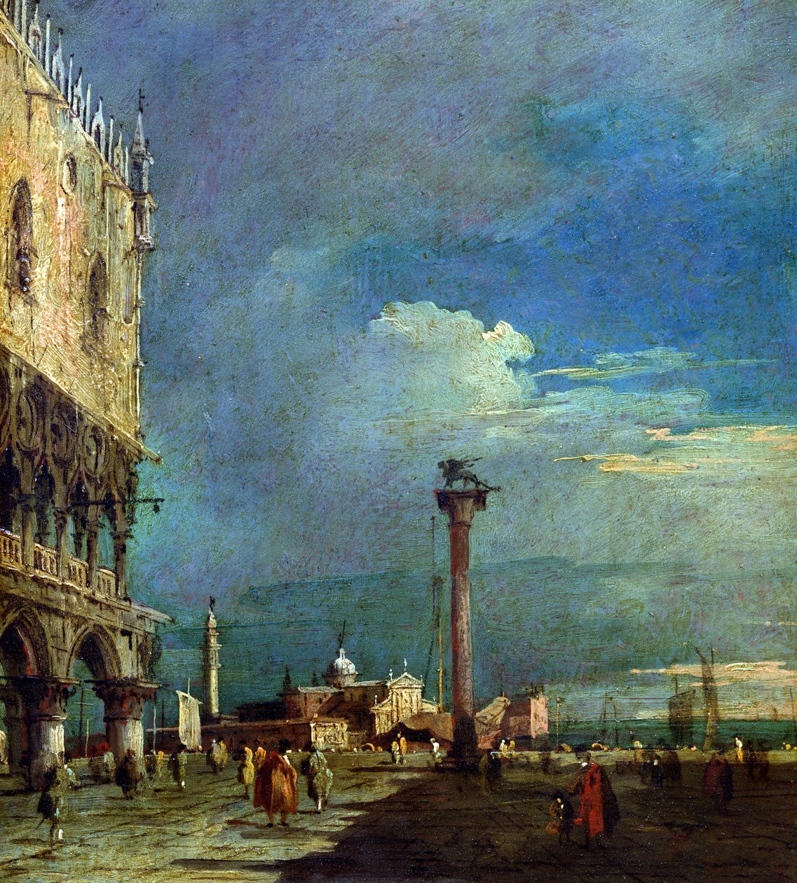 Venezia, Piazzetta di San Marco av Francesco Guardi