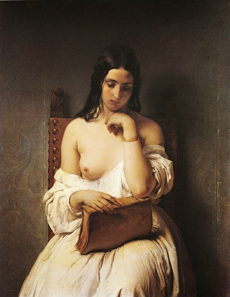 Meditasjon av Francesco Hayez