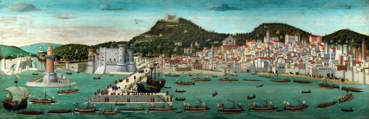 Tavola Strozzi, 1472-3 (tempera på panel) av Francesco Rosselli