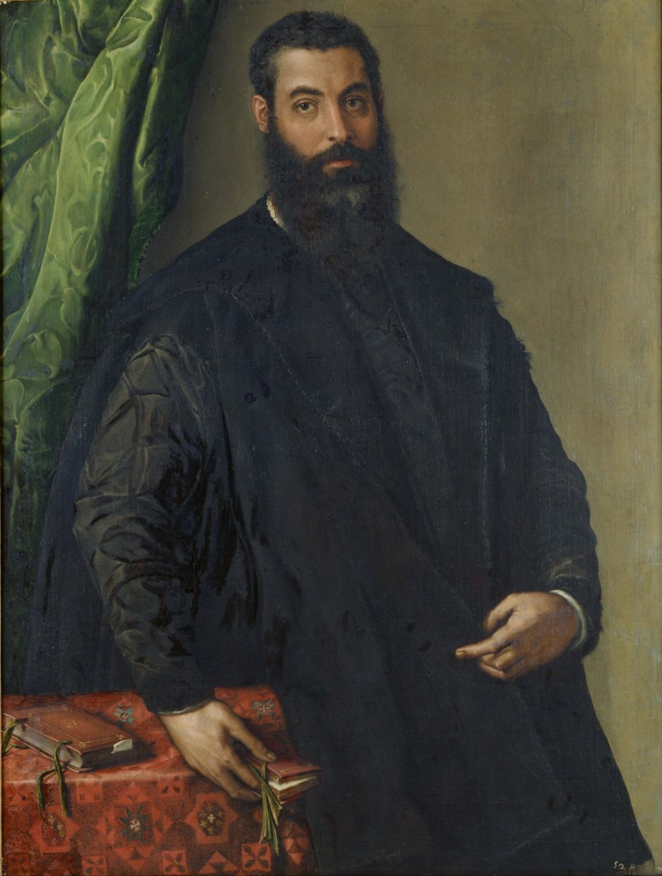 Portrett av en mann av Francesco de Rossi Salviati Cecchino