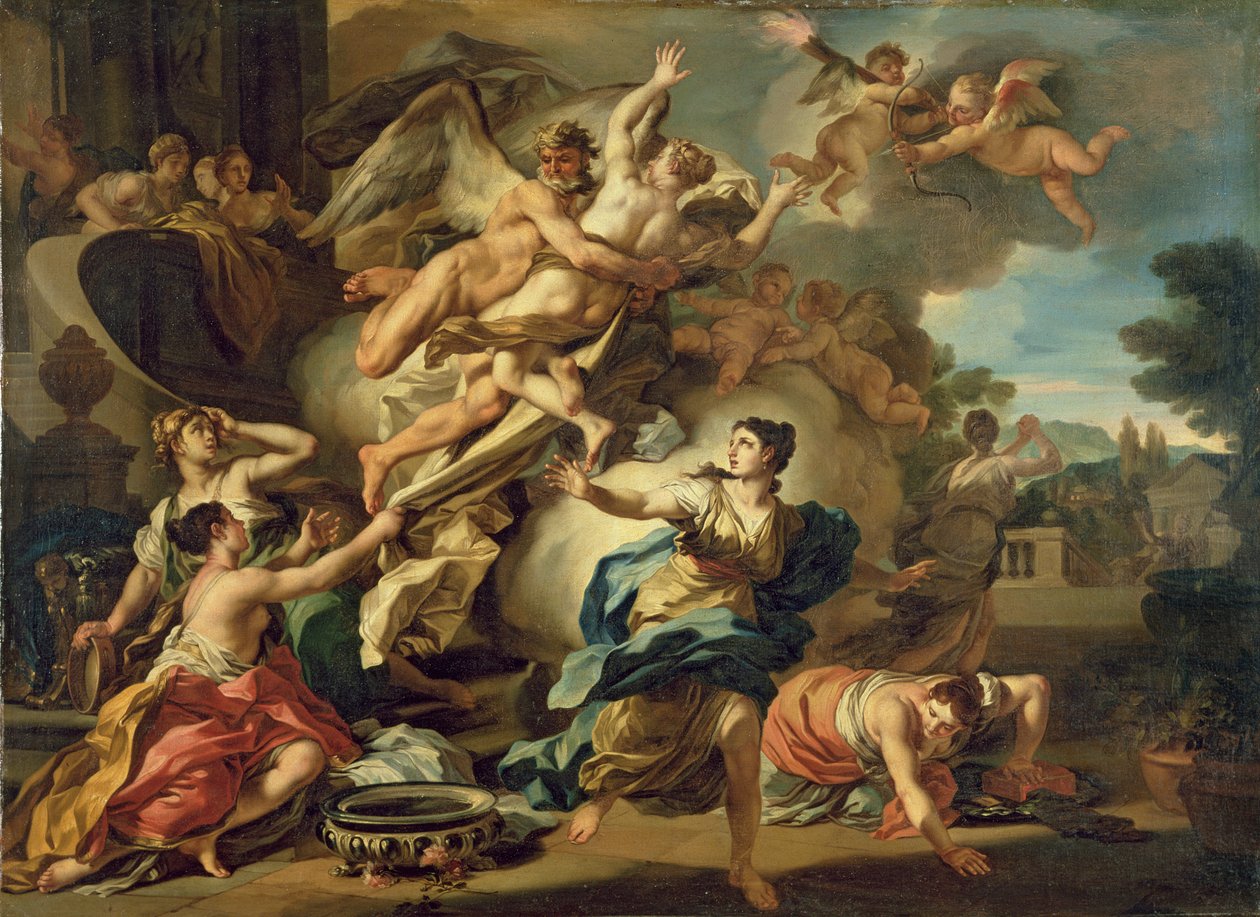 Bortføring av Orithyia av Francesco Solimena