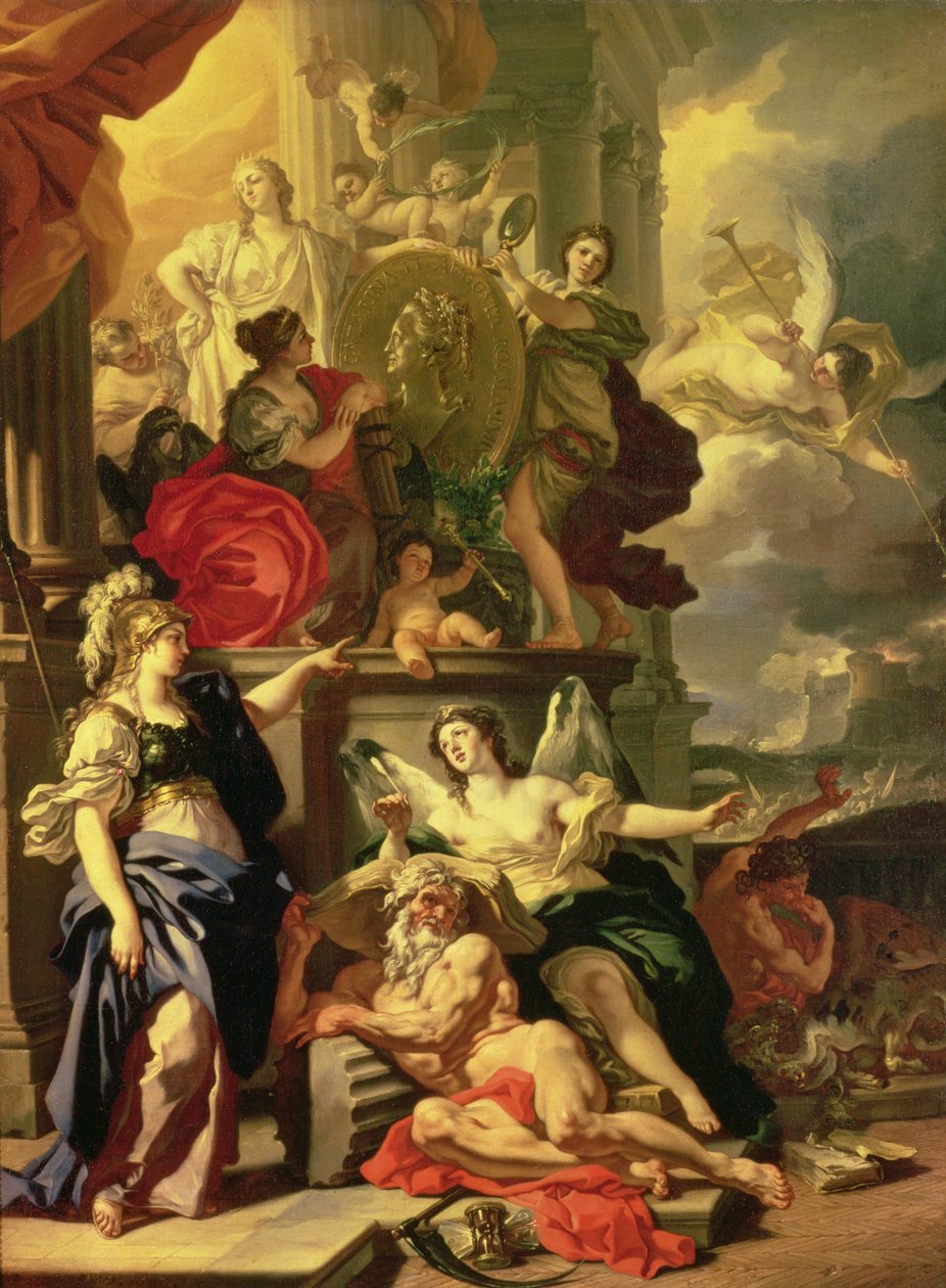 Allegory of a Reign, 1690 av Francesco Solimena