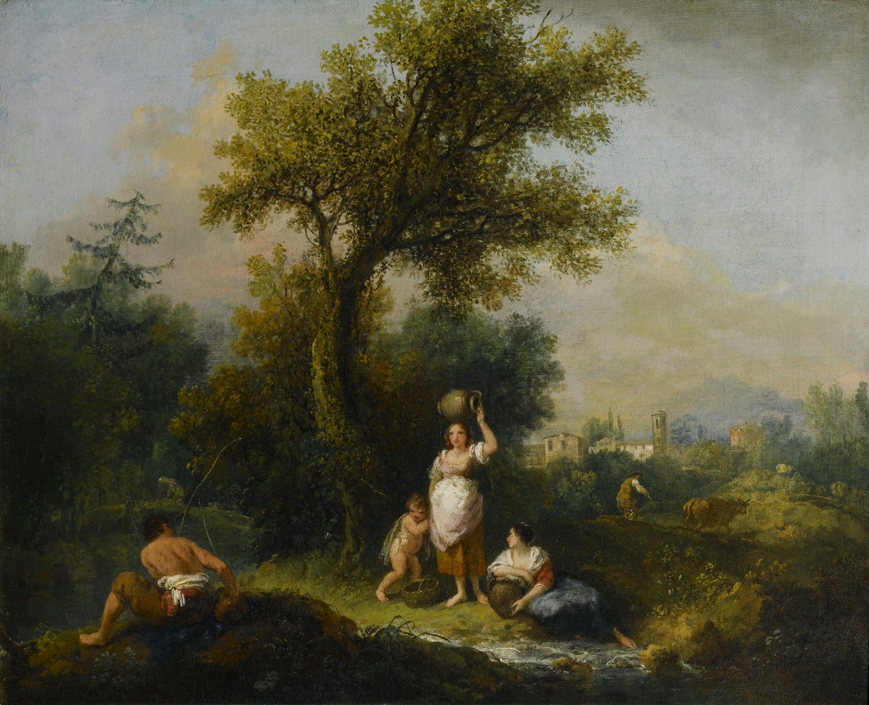 Et landskap av Francesco Zuccarelli