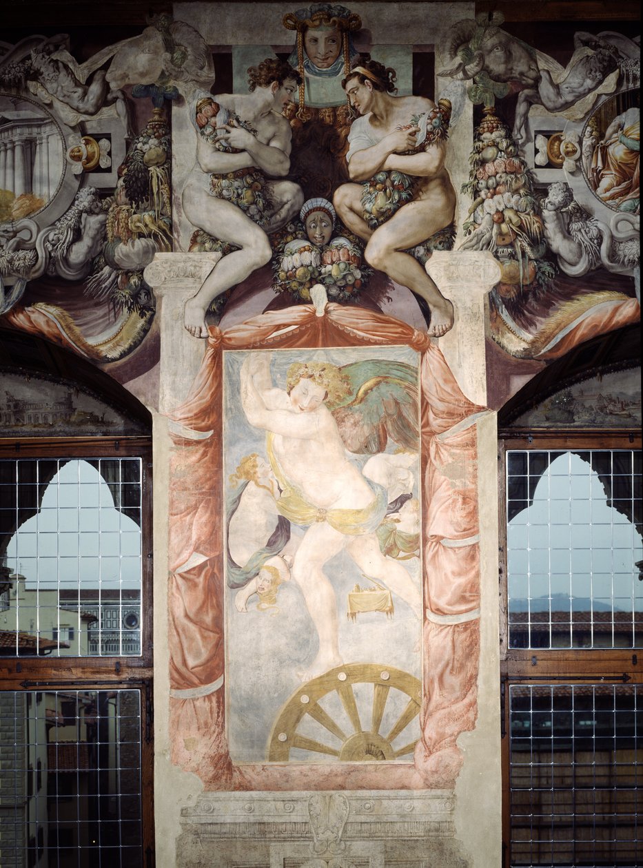 Fortune, fra Audience Hall, 1545 av Francesco de Rossi Salviati Cecchino
