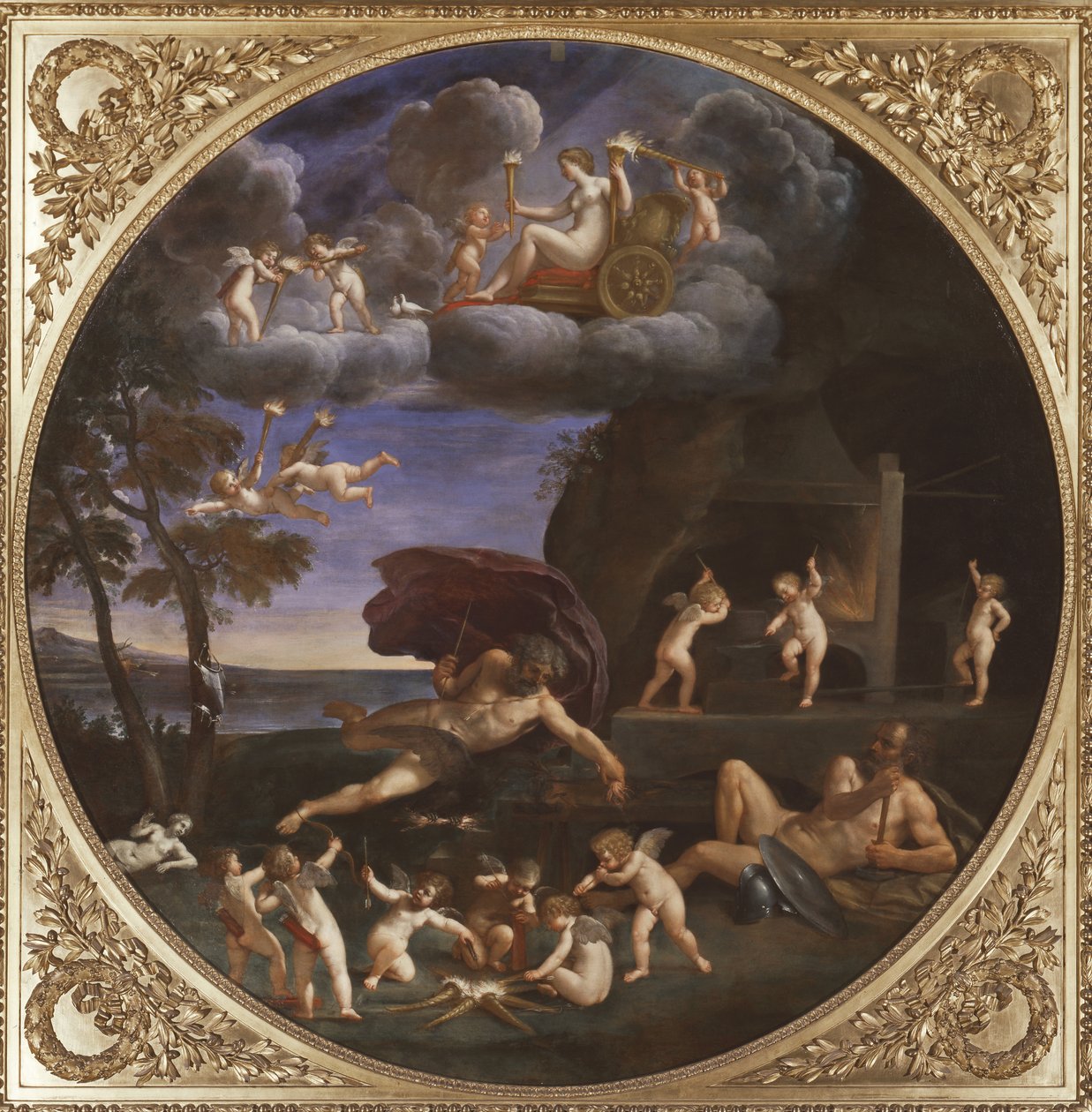 Element av ild, 1625-28 av Francesco Albani