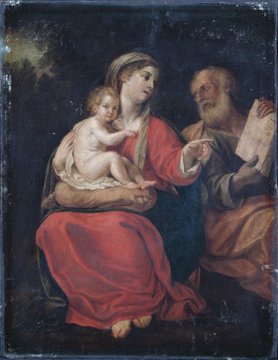 Hellige familie av Francesco Albani