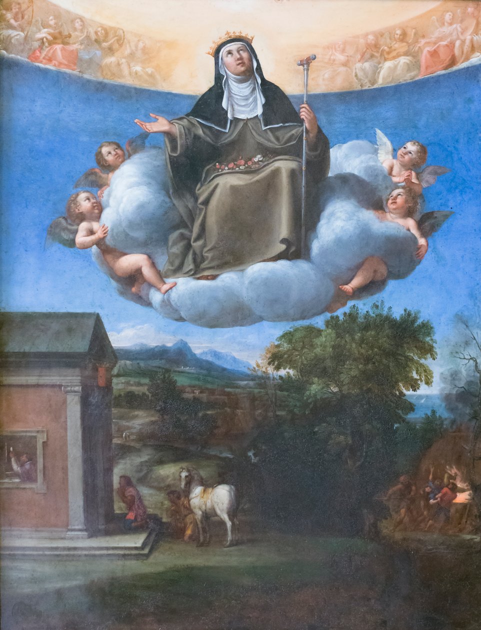 St Elizabeth i herlighet av Francesco Albani