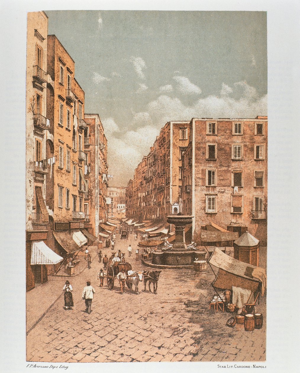 Italia, Napoli, Havneveien av Francesco Aversano