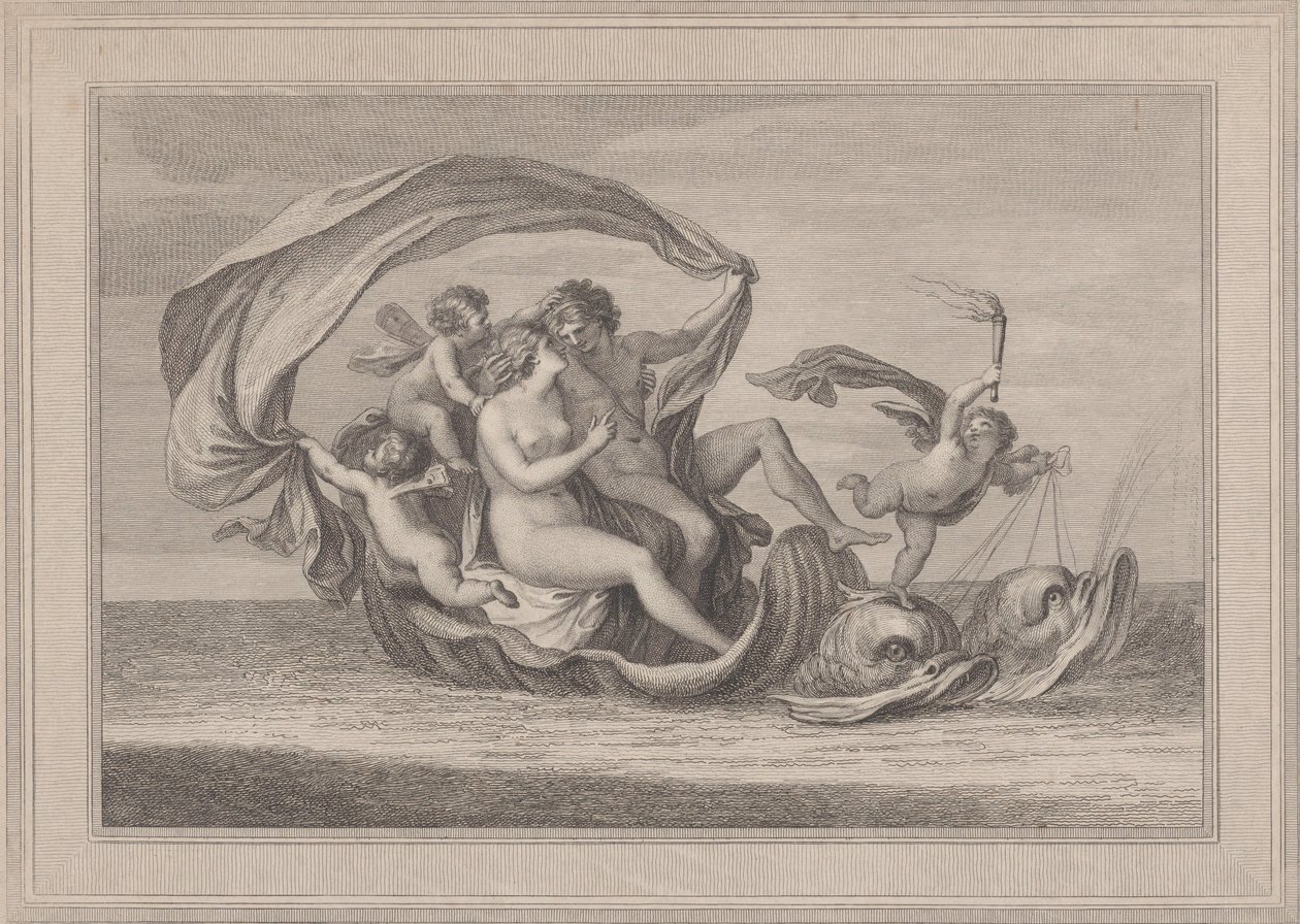 Acis og Galatea, 1787. av Francesco Bartolozzi