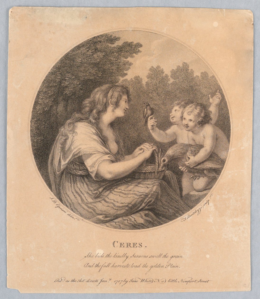 Ceres av Francesco Bartolozzi