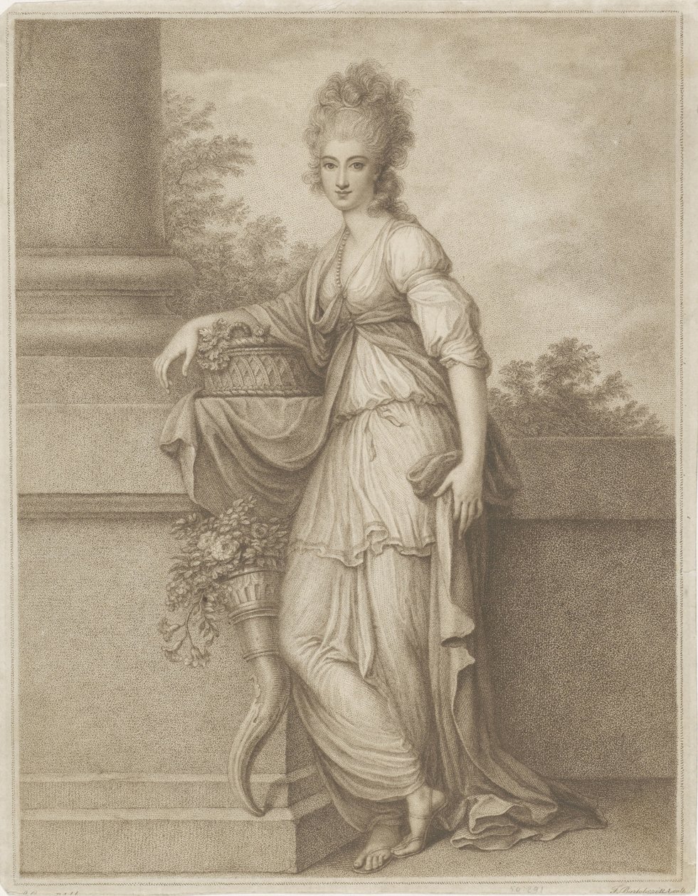 Flora av Francesco Bartolozzi