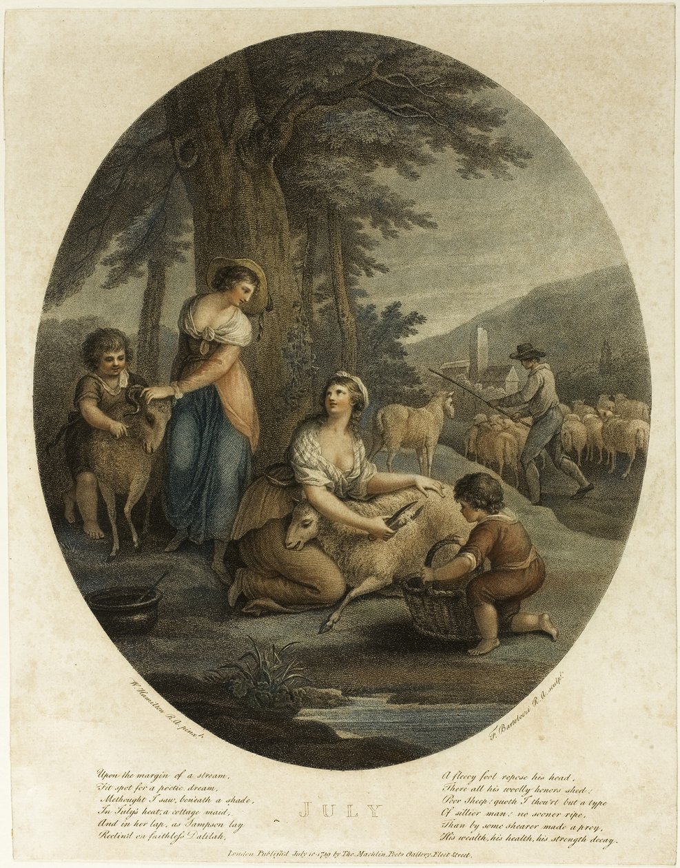 juli av Francesco Bartolozzi
