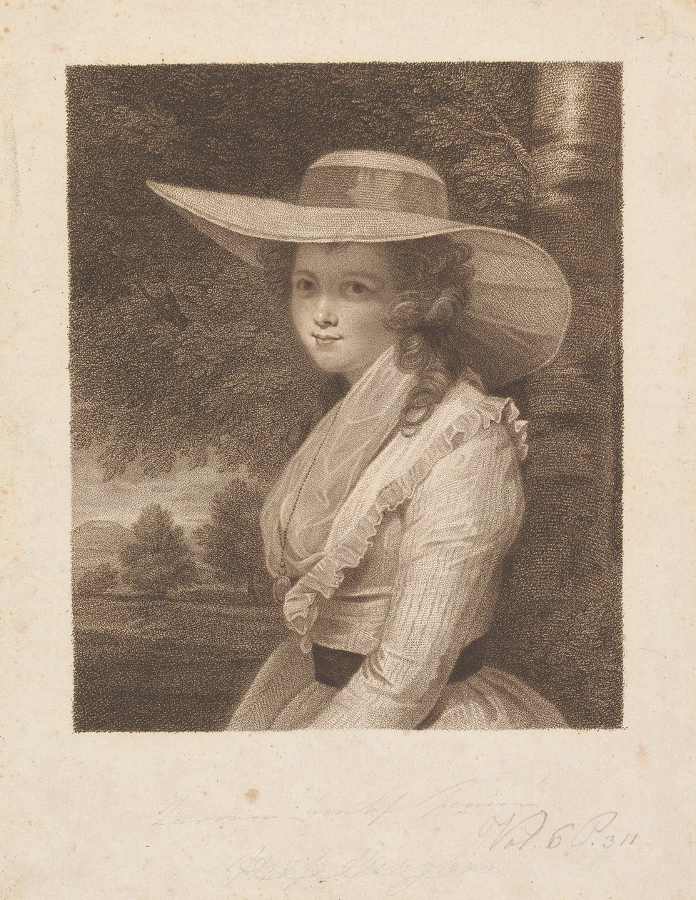 Lavinia Spencer (née Bingham), grevinne Spencer av Francesco Bartolozzi