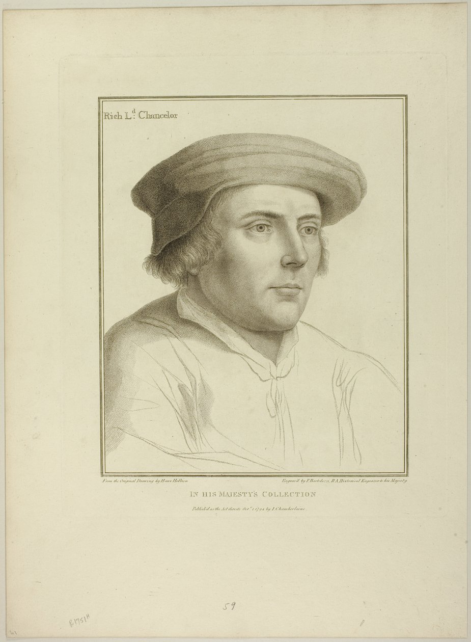 Lord Rich av Francesco Bartolozzi