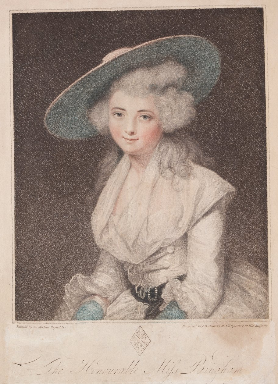 Frøken Anne Bingham av Francesco Bartolozzi