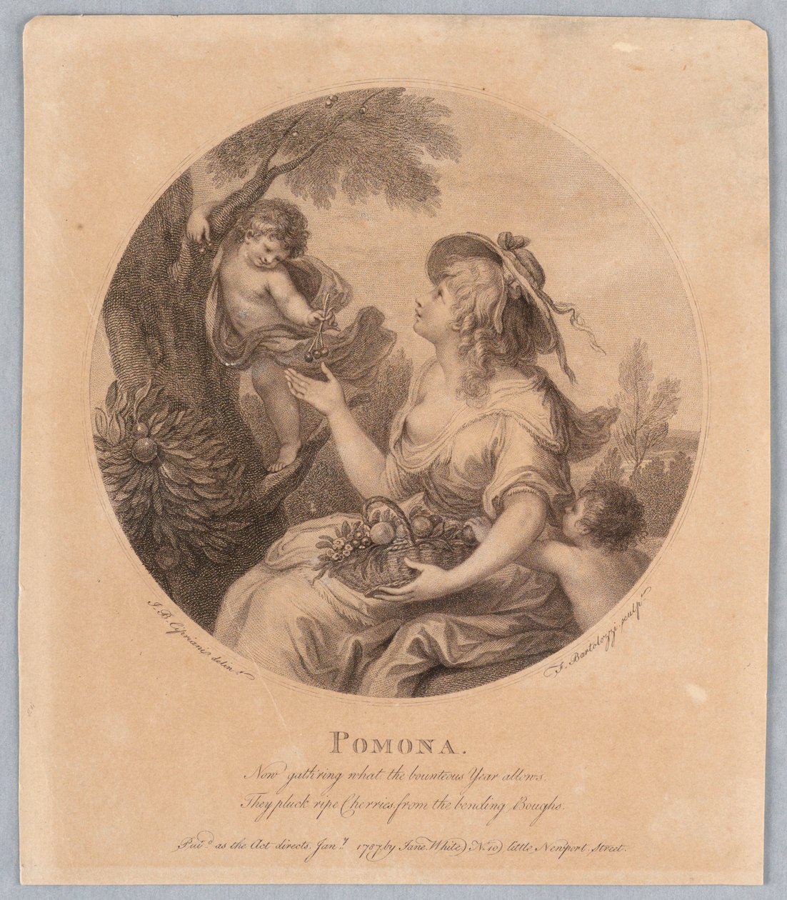 Pomona av Francesco Bartolozzi