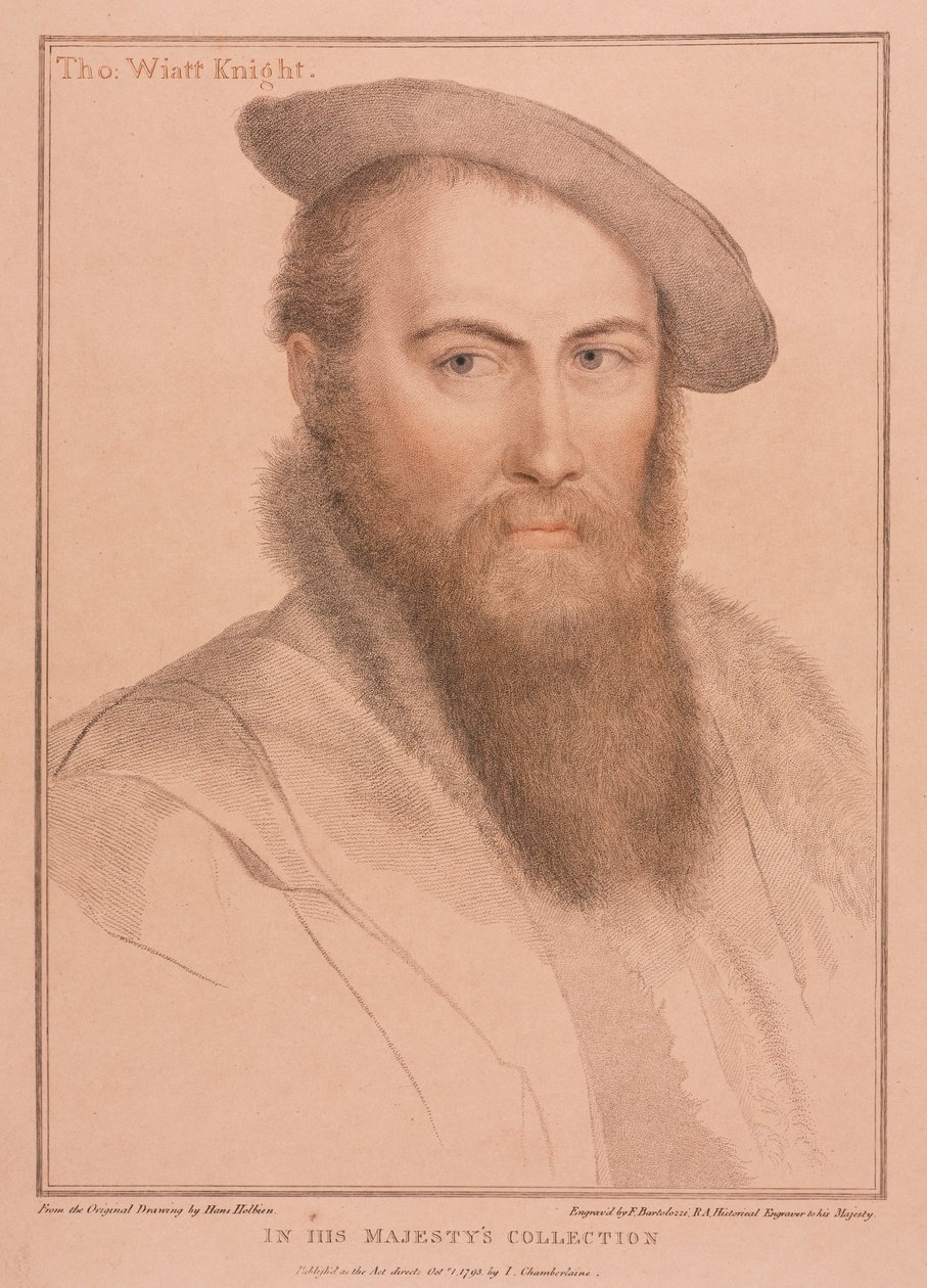 Sir Thomas Wyatt av Francesco Bartolozzi