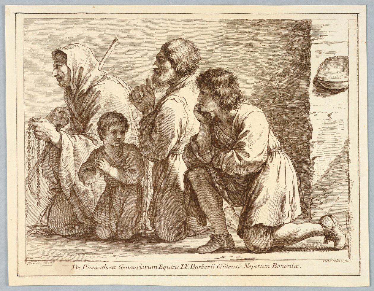 Familien Cornaro av Francesco Bartolozzi