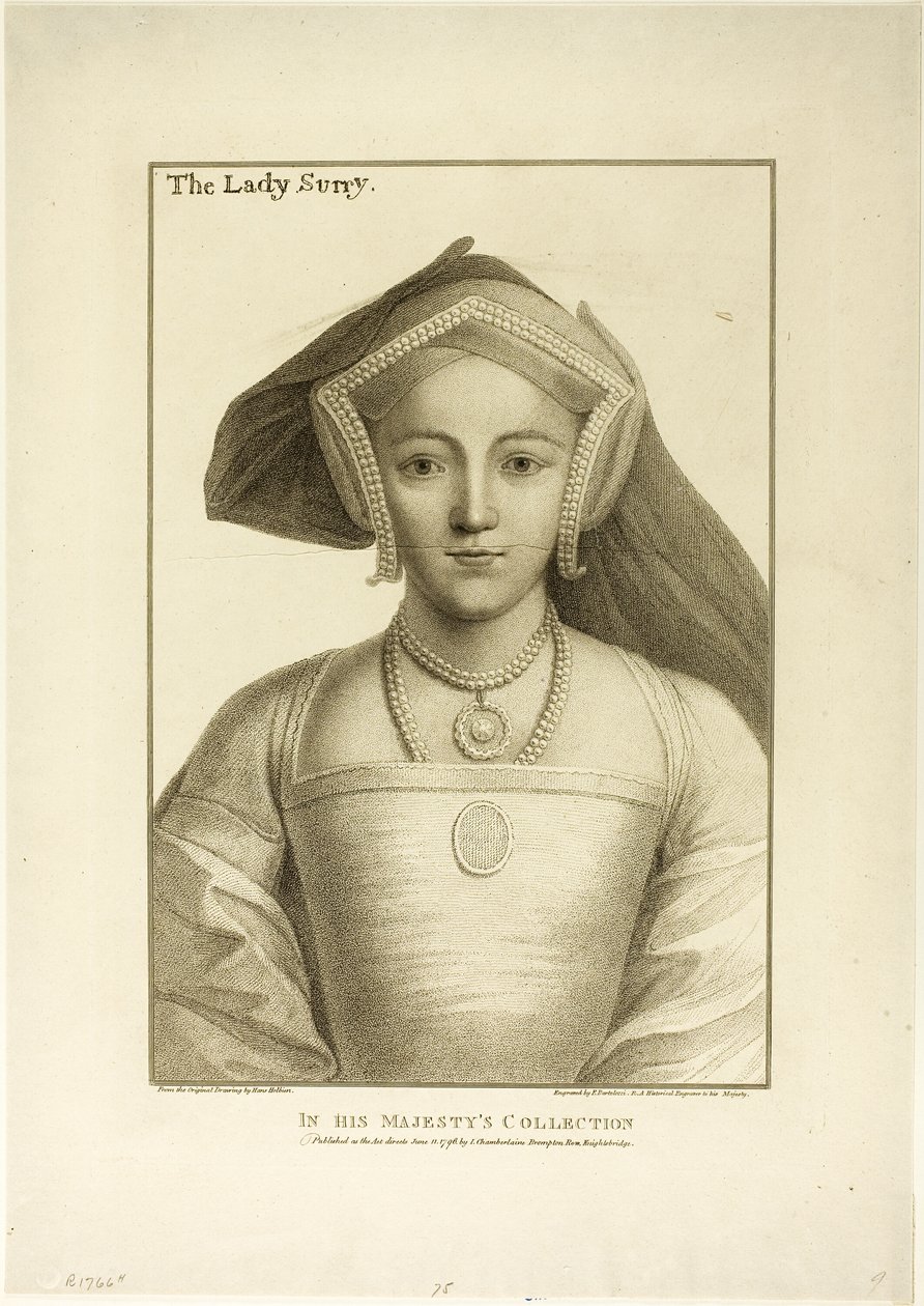 Lady Surrey av Francesco Bartolozzi