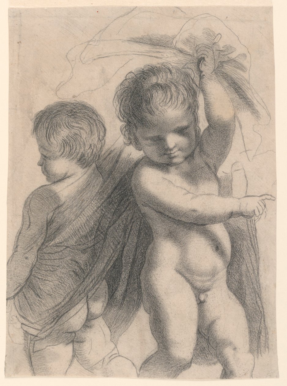 To Putti av Francesco Bartolozzi