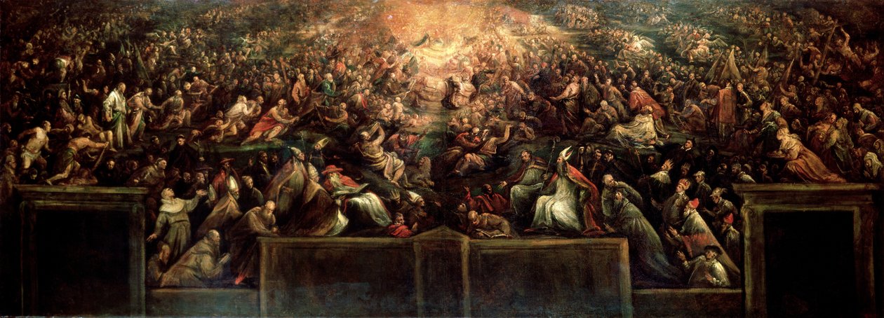 Paradiset, c1582-c1585. av Francesco Bassano the Younger