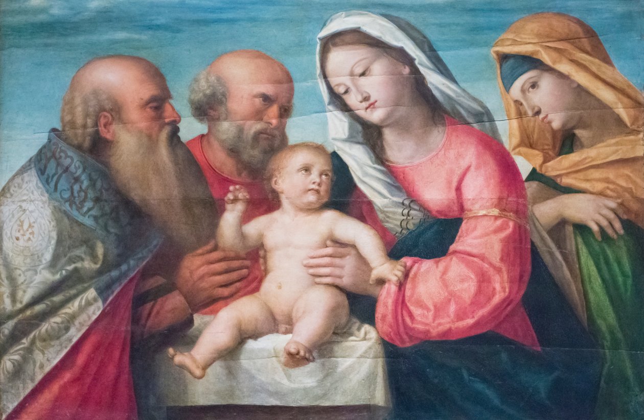Jesu omskjæring (olje på lerret) av Francesco Bissolo
