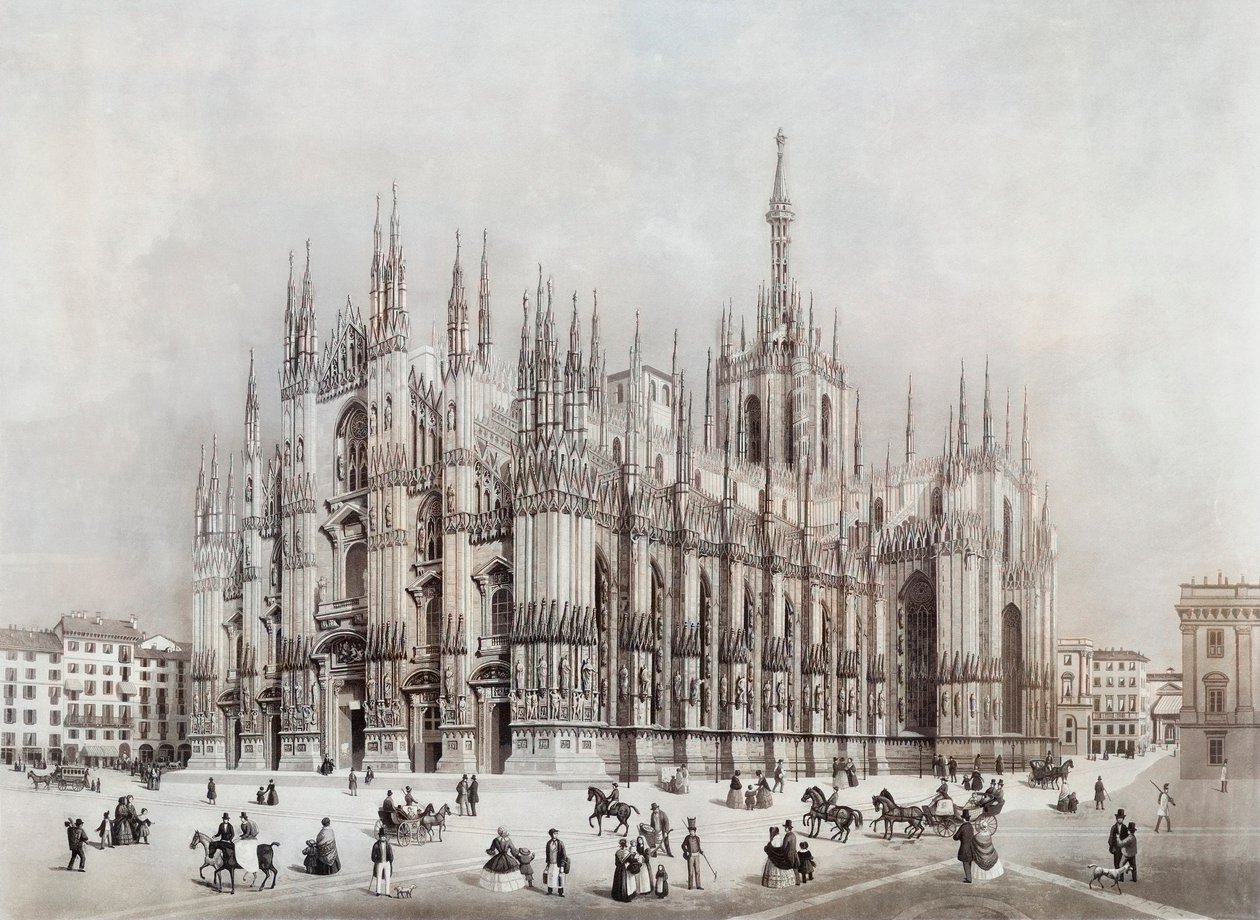 Duomo, eller katedralen, Milano, Italia av Francesco Citterio