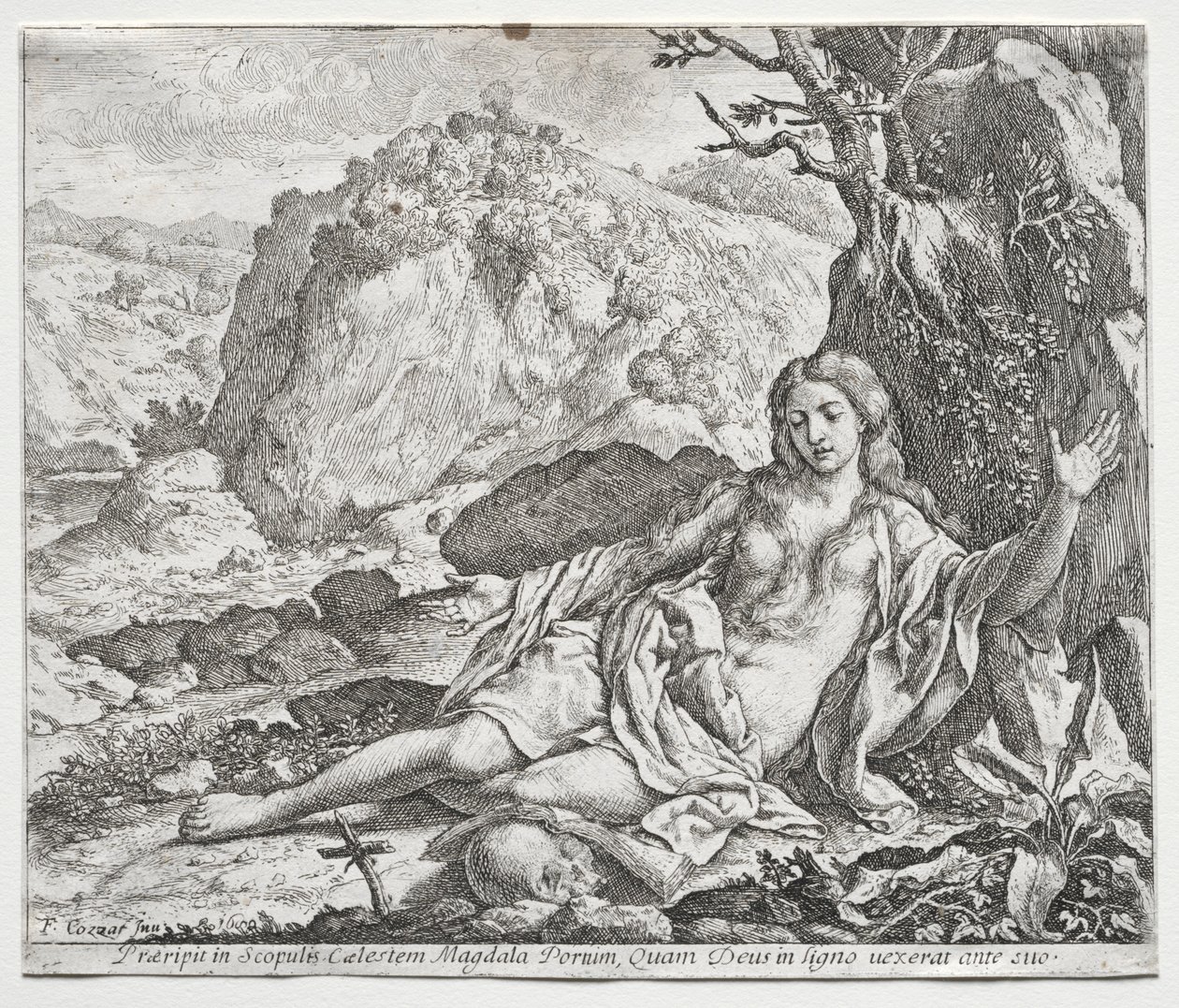 Den angrende Magdalen, 1650. av Francesco Cozza