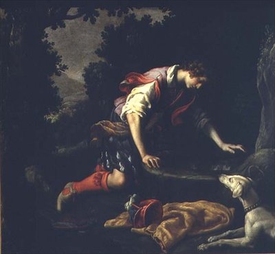 Narcissus ved fontenen av Francesco Curradi
