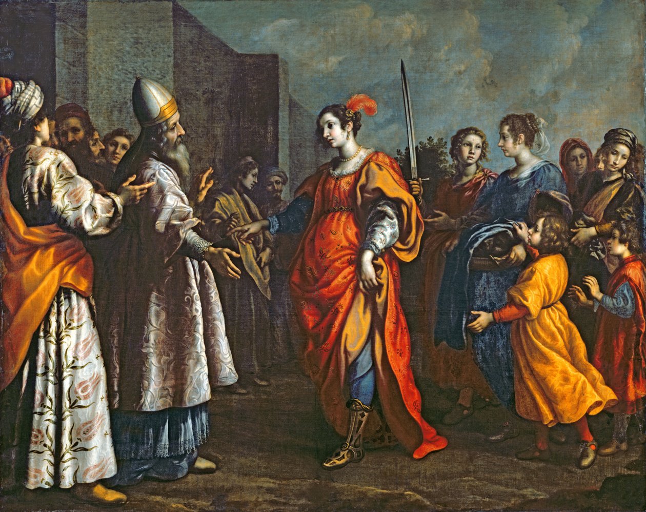 Judiths triumf, ca. 1620-30 av Francesco Curradi