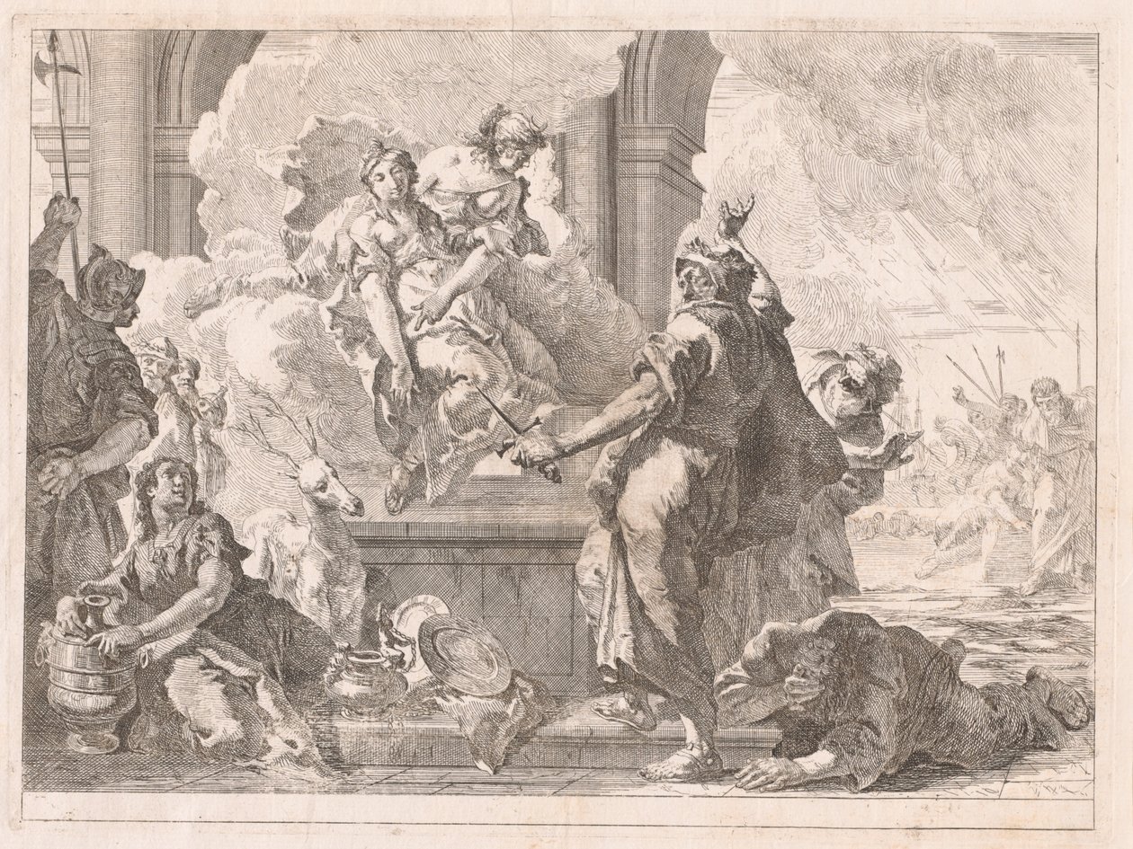 Iphigenia-offeret av Francesco Fontebasso