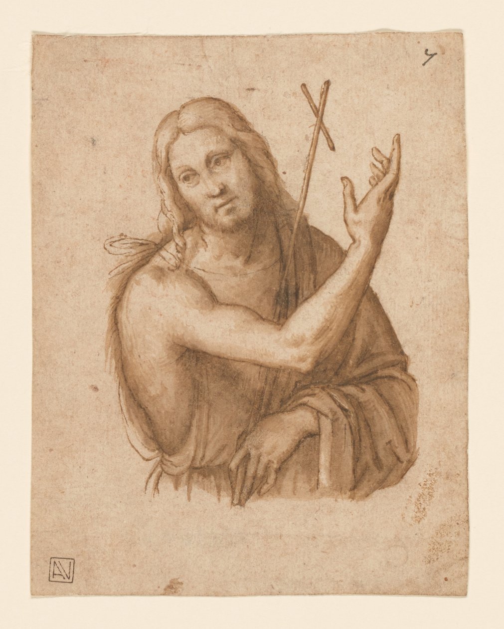 Døperen Johannes av Francesco Francia