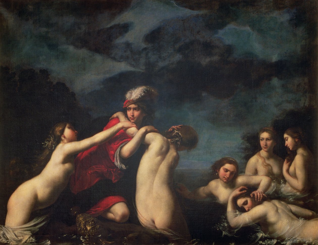 Hylas og Naiadene av Francesco Furini