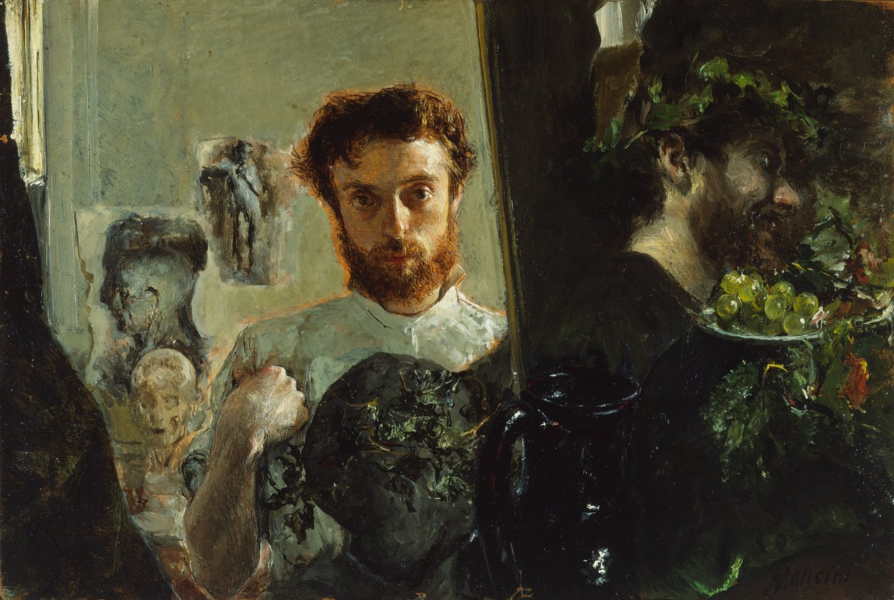 Selvportrett av Francesco Giovanni Mancini