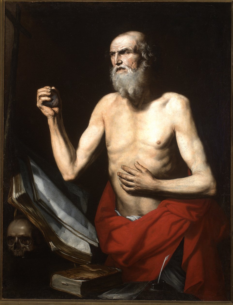 Den hellige Hieronymus den angrende, ca. 1600 (maleri) av Francesco Glielmo