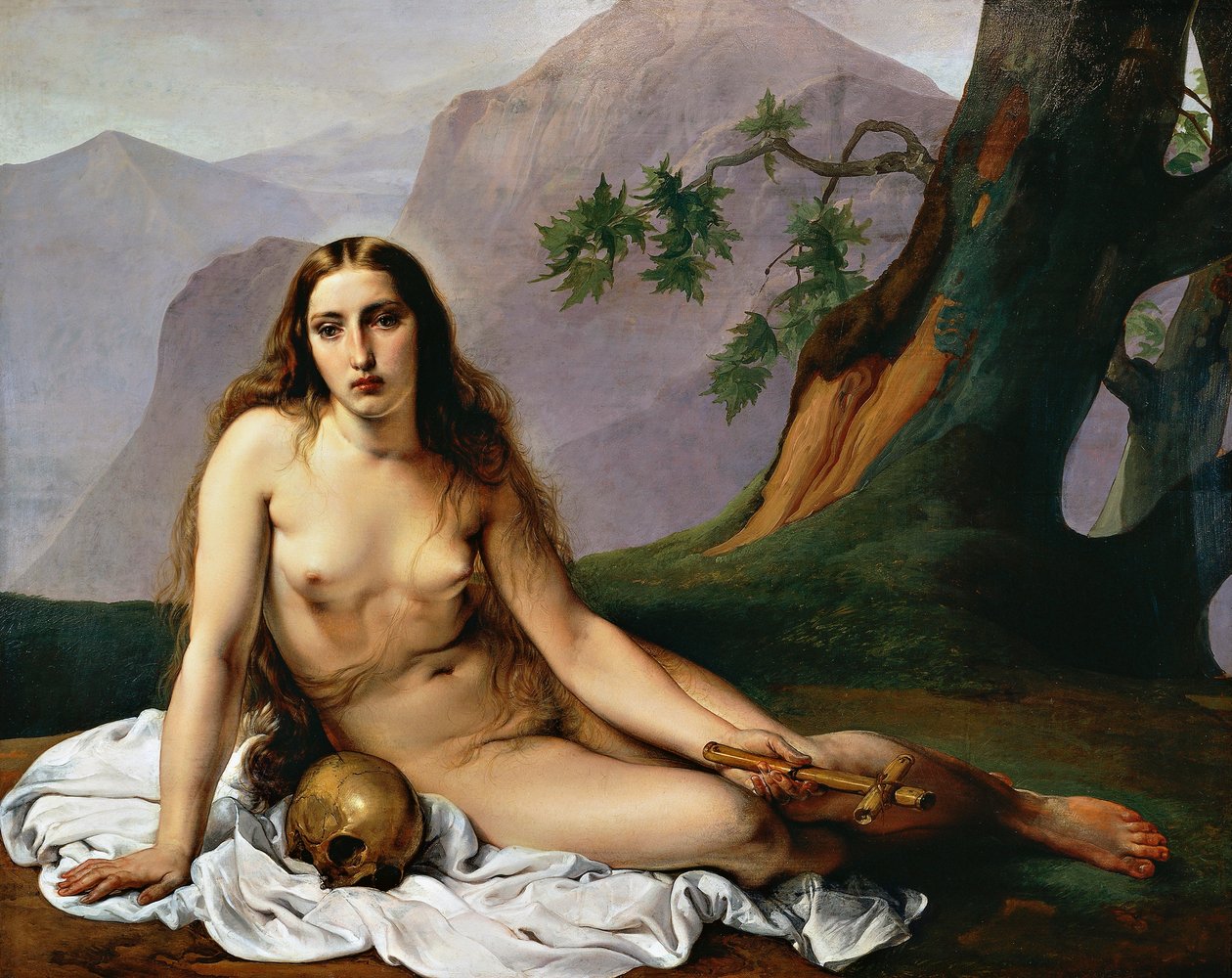 Anklagende Magdalene av Francesco Hayez