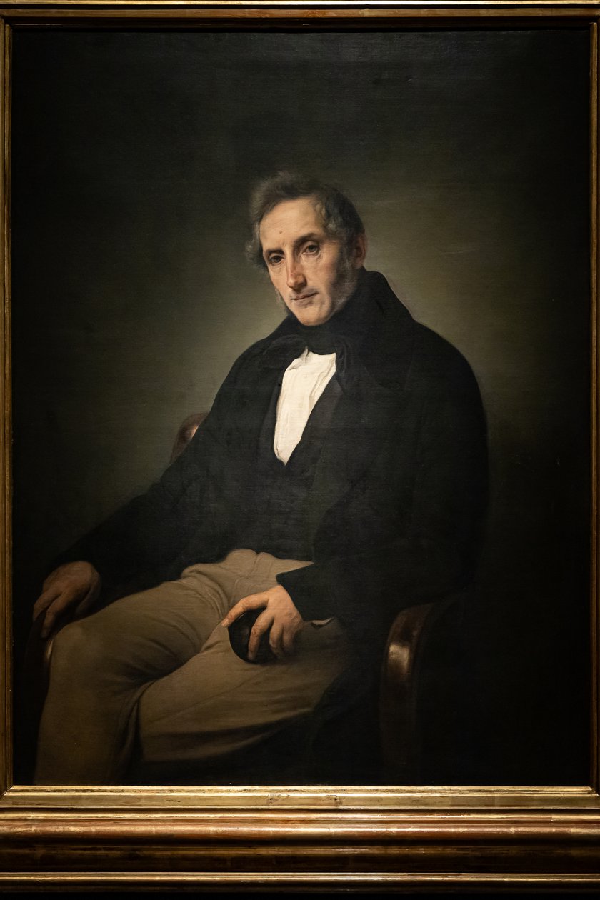 Portrett av Alessandro Manzoni av Francesco Hayez