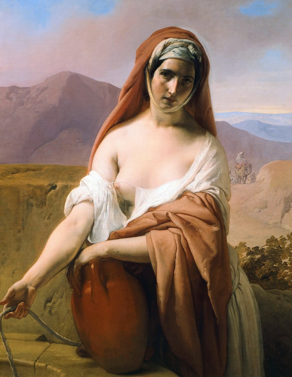 Rebecca ved brønnen, 1848. av Francesco Hayez