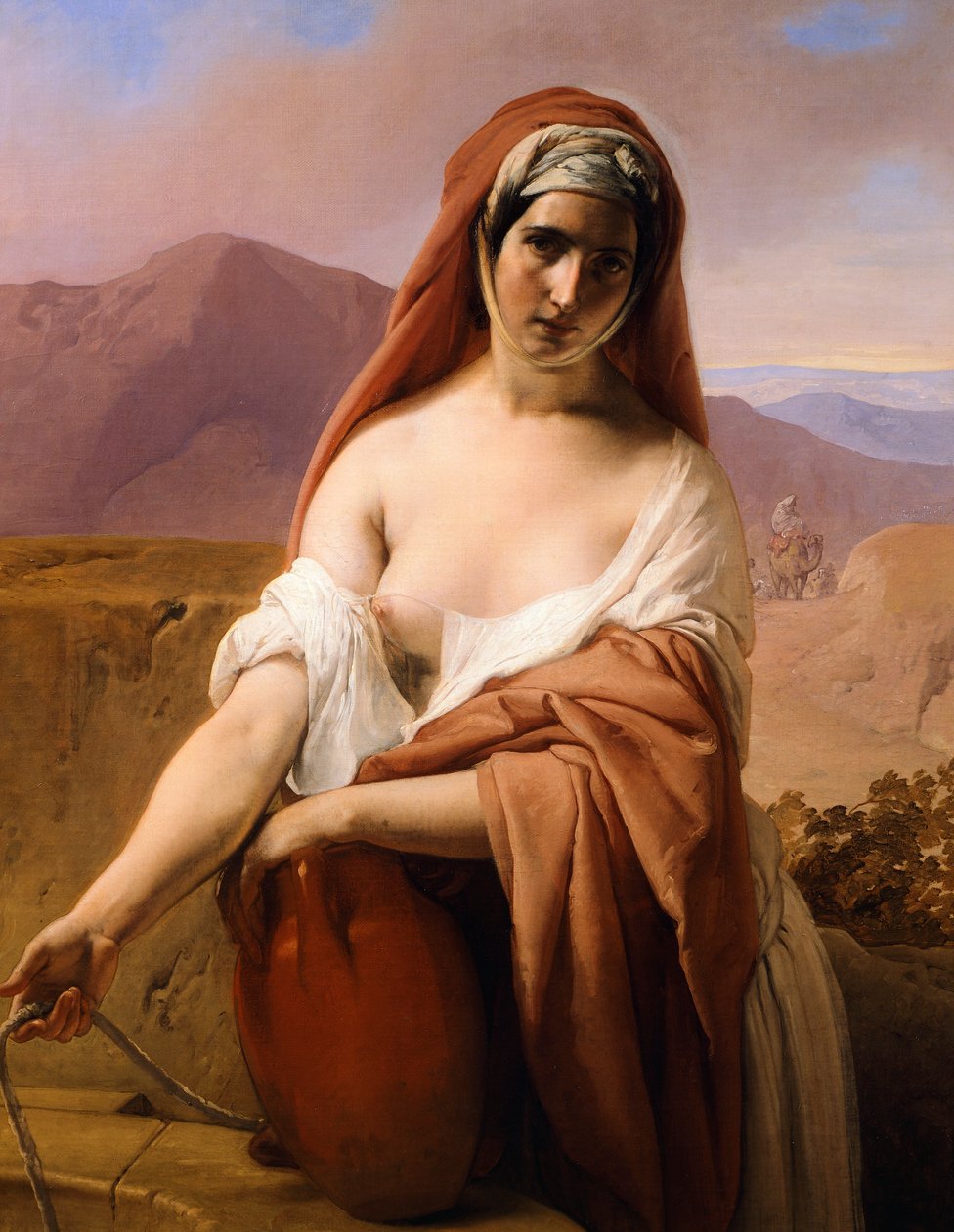Rebecca ved brønnen, av Francesco Hayez av Francesco Hayez