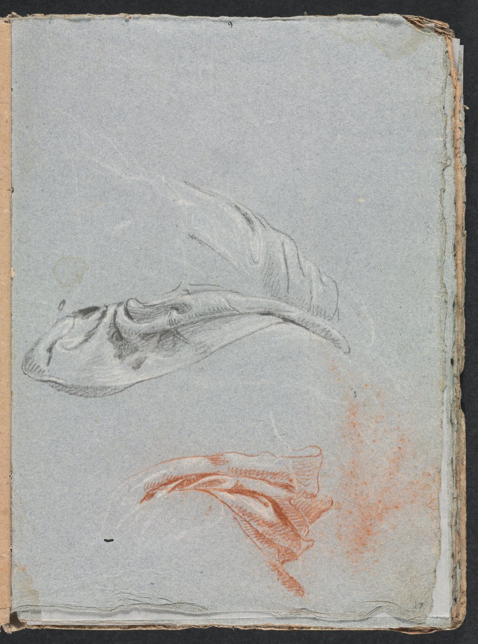 Verona Sketchbook: Draperistudier (side 17) av Francesco Lorenzi